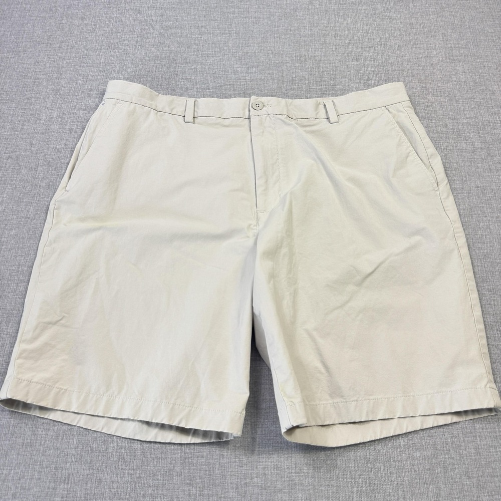 Vineyard Vines On-The-Go Performance Golf Shorts Mens 40 Beige Activewear